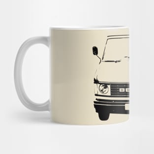 Bedford CF2 classic 1980s light commercial vehicle black Mug